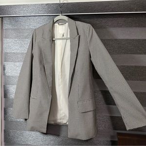 H&M checkered blazer